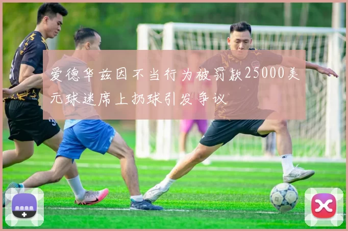 爱德华兹因不当行为被罚款25000美元球迷席上扔球引发争议