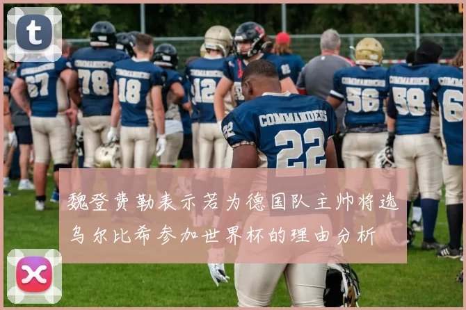 魏登费勒表示若为德国队主帅将选乌尔比希参加世界杯的理由分析